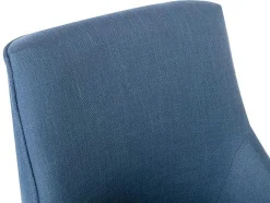 Vente-unique Bureaustoel-Bureaustoel - Stof - Blauw - Verstelbare Hoogte - Wondio