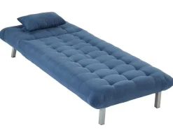 Vente-unique Chaise Longue-Chaise Longue Hornet - Blauw