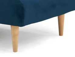 Vente-unique Chaise Longue-Chaise Longue/Bedbank Van Stof Cival - Antraciet