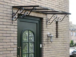 Vente-unique Luifel En Afdak-Charmant Afdak Amban Van Aluminium - 150 X 80 Cm