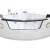 ELITESHOPPING Massagebad-Chrotherapie Hydromassagebad 140 X 140 Cm Dubbele Pomp 20 Jets Camelia