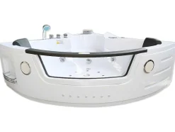 ELITESHOPPING Massagebad-Chrotherapie Hydromassagebad 140 X 140 Cm Dubbele Pomp 20 Jets Camelia