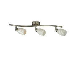 EPIKASA Plafondlamp-Clea Plafondlamp, Messing, Ecru, 58X9X20 Cm,