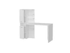 EPIKASA Bureaumeubel-Clio Bureau, Wit, 150X60X135 Cm,