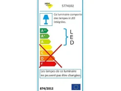 EPIKASA Plafondlamp-Cloud Plafondlamp, Wit, 54X43X10 Cm,