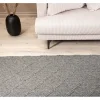 Vente-unique Woonkamertapijt-Cloudy Vloerkleed 300X200 Cm Wol Grijs.