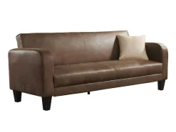 Vente-unique Klik-Klak En Bz Slaapbank-Club Bedbank Inicio Van Microvezel Met Lived-In Leereffect