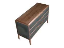 Angel Cerda Ladekast-Commode Van Pvc Donkergroen En Walnoot 7150