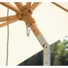 Vente-unique Parasol-Corypho Parasol Met Kantelfunctie Wit.
