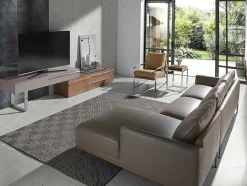 Angel Cerda Fauteuil Kunstleer-Creme Eco-Leren Gestoffeerde Fauteuil 5046