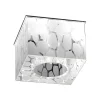 EPIKASA Plafondlamp-Cristaldream Plafondlamp, Chroom, 16X30X9 Cm,