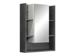Vente-unique Accessoires & Spiegels-Daily Spiegelkast 1 Deur, 5 Planken, Wit.