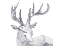 Vente-unique Standbeeld-Decoratief Beeldje Hert Mcw-D29