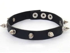 Vente-unique Standbeeld-Decoratief Beeldje Panter Met Halsband, Zilver Mat Met Kraag