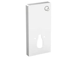 Vente-unique Hangend Toilet-Decoratief Voorwandsysteem Voor Hang-Wc - Zwart - Spinosa