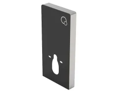 Vente-unique Hangend Toilet-Decoratief Voorwandsysteem Voor Hang-Wc - Zwart - Spinosa
