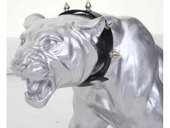 Vente-unique Standbeeld-Decoratiefiguur Luipaard Appel (Set Van 2)