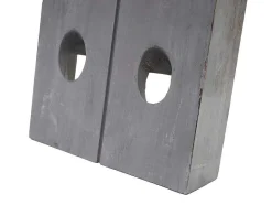 Vente-unique Tafelservies-Decoratieve Trilplank, Grijs
