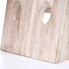 Vente-unique Keukenaccessoire En -Opbergruimte-Decoratieve Trilplank, Natuurlijk Bruin