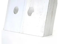 Vente-unique Keukenaccessoire En -Opbergruimte-Decoratieve Trilplank, Wit
