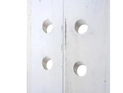 Vente-unique Keukenaccessoire En -Opbergruimte-Decoratieve Trilplank, Wit