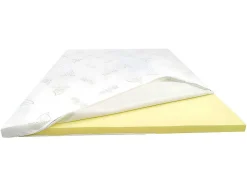 NATUREA Topmatras-Dekmatras Luxe Met Vormgeheugen Aloe Vera Van - 140 X 190 Cm