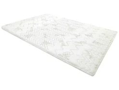 NATUREA Topmatras-Dekmatras Met Vormgeheugenschuim Aloe Vera Van - 160 X 200 Cm
