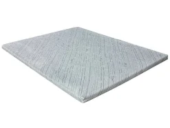 NATUREA Topmatras-Dekmatras Van Bamboe En Vormgeheugen Van - 80X200 Cm