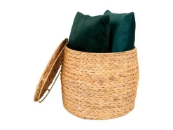 House Nordic Bijzettafel-Delia Bijzettafel O43Cm Met Opslag Naturel.