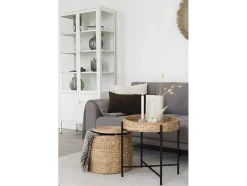 House Nordic Bijzettafel-Delia Bijzettafel O43Cm Met Opslag Naturel.