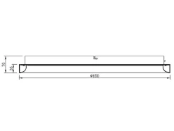 OZAIA Plafondlamp-Design-Plafondlamp Met Variabele Ledverlichting - Aluminium En Metaal - D65 - Goudkleurig - Granby