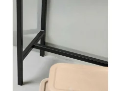 Vente-unique Sidetable-Dipp Sidetable Zwart.
