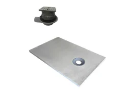 Shower & Design Douchebak-Douchebak Klaar Om Te Betegelen Delos Sifon Inbegrepen - 1400 X 900 X 40 Mm - Snijdbaar