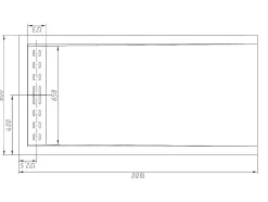 Shower & Design Douchebak-Douchebak Lyros Met Sifon Inbegrepen - 1600X800X40Mm - Wit