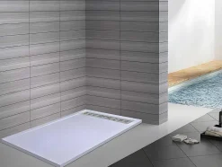 Shower & Design Douchebak-Douchebak Lyros Met Sifon Inbegrepen - 1600X800X40Mm - Wit