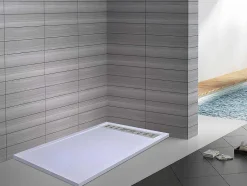 Shower & Design Douchebak-Douchebak Lyros Met Sifon Inbegrepen - 1600X900X40Mm - Wit