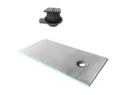 Shower & Design Douchebak-Douchebak Om Te Betegelen Delos Sifon Inbegrepen - 1800 X 900 X 40 Mm - Snijdbaar