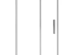 Shower & Design Douchewand-Douchedeur In Industriele Stijl - Chroom - 120 X 195 Cm - Toroni