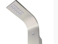 Shower & Design Douchekolom-Douchekolom Felicita Met Thermostaatkraan, Balneotherapie En Led-Verlichting - 20*165 Cm