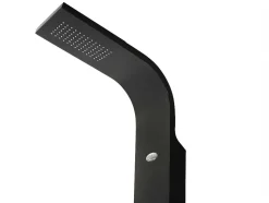 Shower & Design Douchekolom-Douchekolom Met Massagestralen Tyra - Zwart - 20*150 Cm
