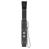 Shower & Design Douchekolom-Douchekolom Met Massagestralen Evana - Zwart - 45 X 150 Cm