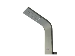 Shower & Design Douchekolom-Douchekolom Met Massagestralen Evana - Zwart - 45 X 150 Cm