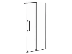 Shower & Design Douchewand-Douchescherm In Industriele Stijl Van Matzwart Metaal - 120 X 200 Cm - Yorem