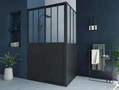 Shower & Design Douchewand-Douchescherm Met Schuifdeur - 120 X 80 X 195 Cm - Urbanik