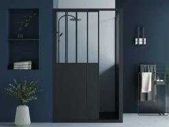 Shower & Design Douchewand-Douchescherm Met Schuifdeur - 120 X 80 X 195 Cm - Urbanik