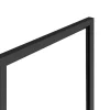 Shower & Design Douchewand-Doucheschuifdeur In Industriele Stijl - Zwart Mat - 120 X 195 Cm - Toroni