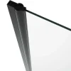 Shower & Design Douchewand-Draaibare Douchedeur - 70 X 195 Cm - Matzwart - Gehard Glas - Sarasota