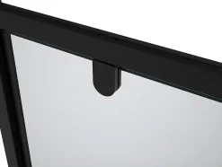 Shower & Design Douchewand-Draaibare Douchedeur Van Matzwart Metaal - Industriele Stijl - 80 X 195 Cm - Tamri