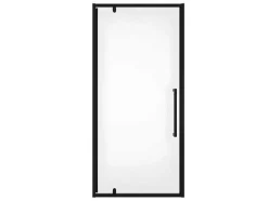 Shower & Design Douchewand-Draaibare Douchedeur Van Matzwart Metaal - Industriele Stijl - 80 X 195 Cm - Tamri