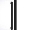 Shower & Design Douchewand-Draaibare Douchedeur Van Matzwart Metaal - Industriele Stijl - 90 X 195 Cm - Tamri